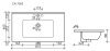 Раковина из сантехнического фарфора Ceramica Nova ELEMENT CN7005 80х50 накладная цвет белый