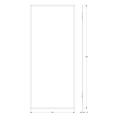 Зеркало в ванную Evoform Comfort BY 0948 60х140 - фото 2