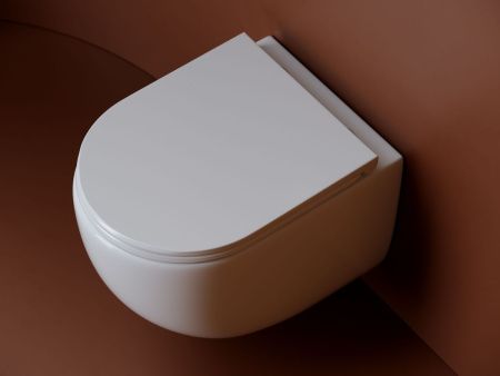 Унитаз подвесной Ceramica Nova UP CN4007 белый с сиденьем микролифт безободковый смыв торнадо