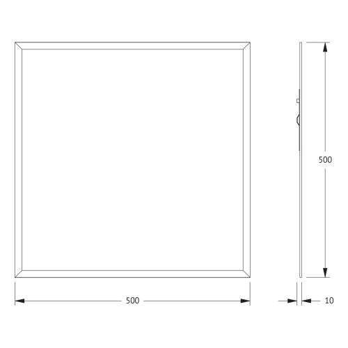 Зеркало в ванную Evoform Comfort BY 0906 50х50 - фото 2
