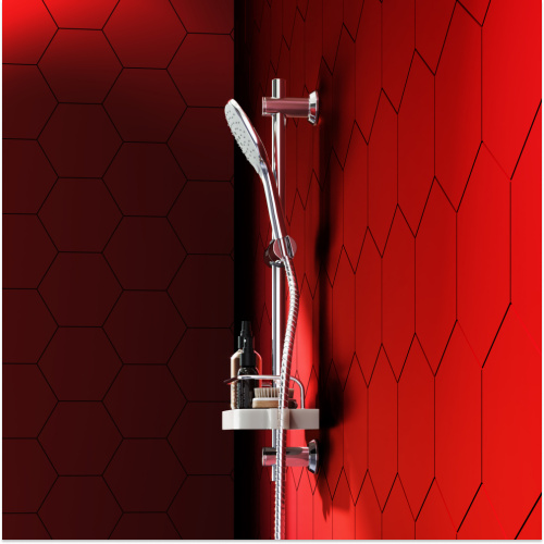 Душевой гарнитур Dorff Prime D0140000 настенный хром/белый - фото 3