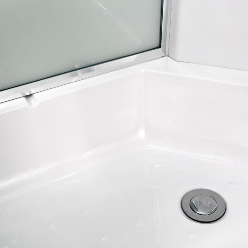 Душевая кабина AvaCan EM2780NLED 80х80 четверть круга без крыши ориентация универсальная - фото 4