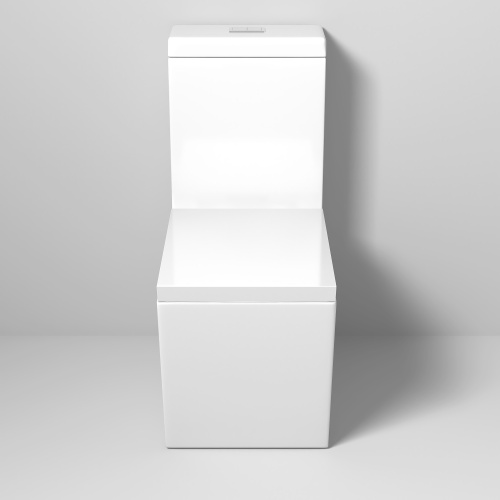 Унитаз напольный с бачком Grossman Cristal GR-4493 белый с сиденьем микролифт безободковый каскадный смыв - фото 3