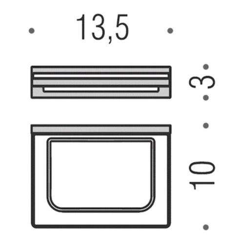 Мыльница Colombo Look B1601.CR-VAN - фото 2