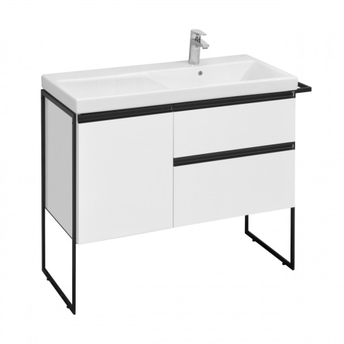 Тумба под раковину Roca Domi 7857627806 104х52х58 подвесная цвет белый - фото 5