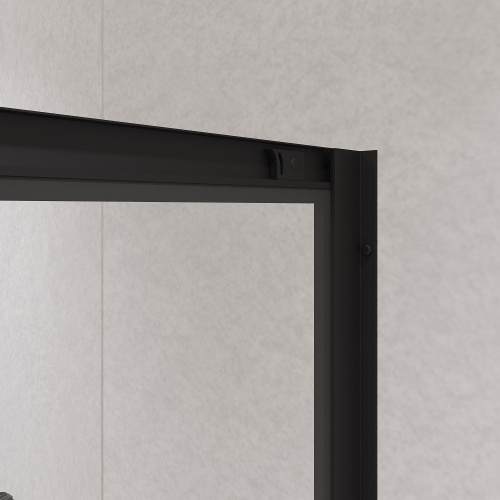 Душевой уголок RGW Passage 02085100-14 100х100 стекло прозрачное профиль черный без поддона - фото 5