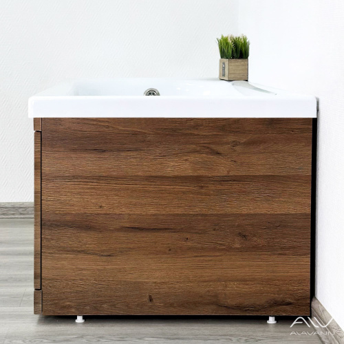 Экран под ванну Alavann Rita 75 см ALV0768003 торцевой МДФ коричневый - фото 2