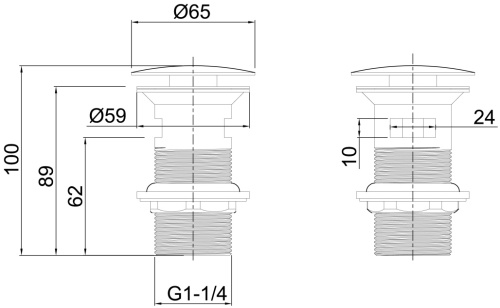 Донный клапан для раковины Allen Brau Priority 5.31023-31 - фото 4
