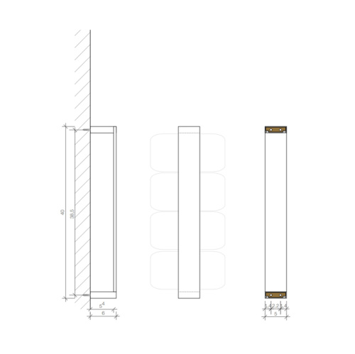 Полотенцедержатель Decor Walther Brick 592200 - фото 2