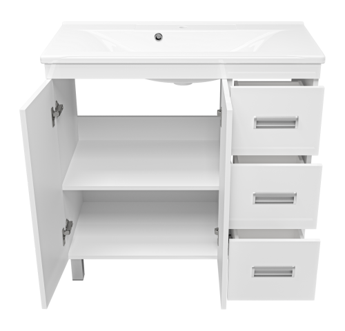 Тумба под раковину Misty Селена П-Сел01090-01Пр3Я 88х43х72 напольная - фото 3