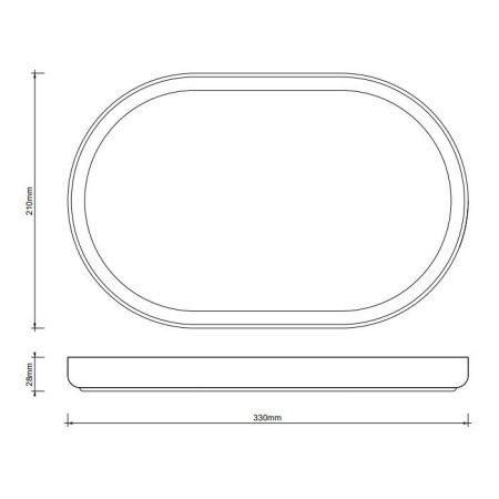 Поднос Decor Walther OF.LINE 671890