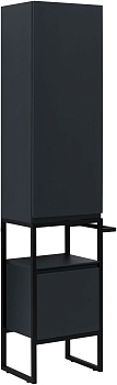 Шкаф-пенал Allen Brau Priority 1.31006.AM 40х32х180 напольный цвет черный