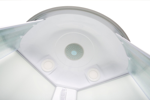 Душевая кабина AvaCan L910GM+EL 100х100 четверть круга с крышей ориентация универсальная - фото 5