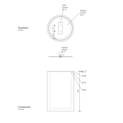 Контейнер Decor Walther Stone 971355 - фото 2