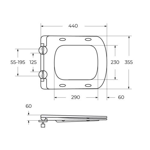 Крышка сиденье для унитаза BelBagno Carina BB5046SC - фото 2
