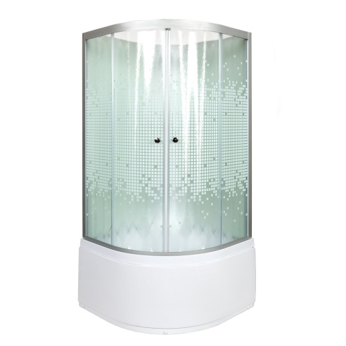 Душевая кабина AvaCan L910NGM 100х100 четверть круга без крыши ориентация универсальная - фото 2