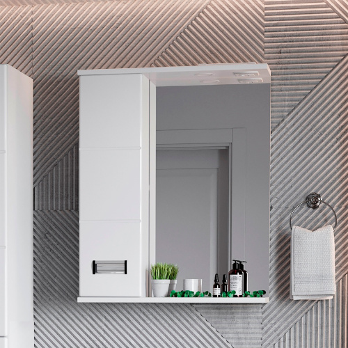 Зеркало-шкаф Onika Балтика 205815 58х16х71 подвесной цвет белый - фото 2