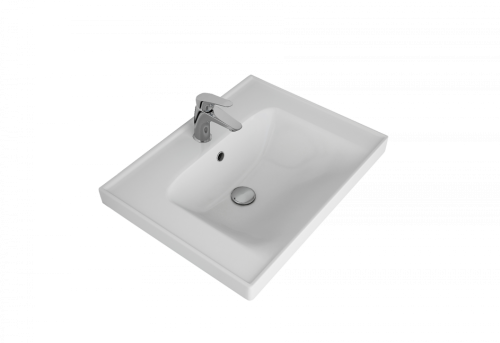 Раковина керамическая Art&Max TECHNO 641587 60х47 подвесная цвет белый