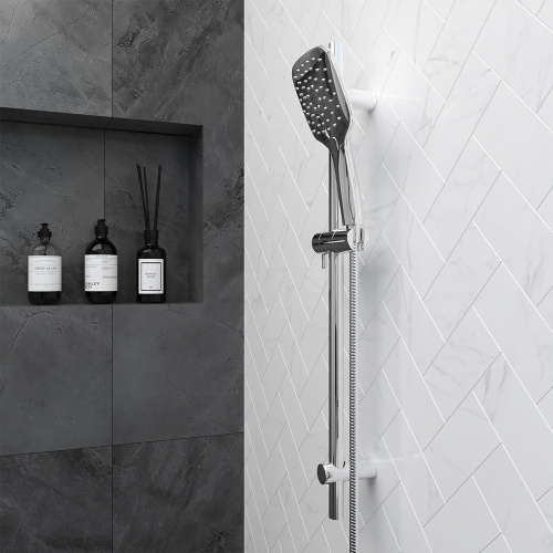 Душевой гарнитур Damixa Eclipse 931001000 настенный хром/серый - фото 3