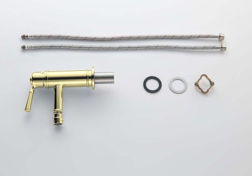 Смеситель Aquatek КЛАССИК AQ1518PG на биде золото - фото 5