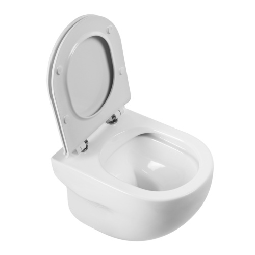 Чаша унитаза подвесная BelBagno ONDA BB066CHR цвет белый без сиденья безободковая каскадный смыв - фото 3