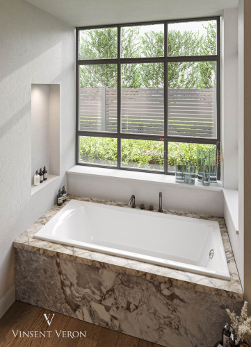 Ванна чугунная Vinsent Veron Devon VDV1807545H/E60327CH-AS 180х75 пристенная прямоугольная с ножками с ручками - фото 4