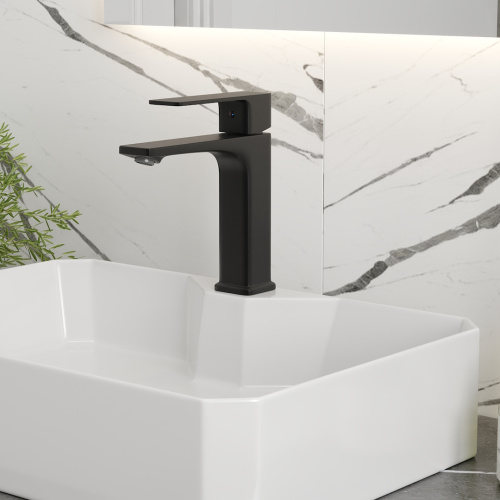 Смеситель Teymi T10257 на раковину черный матовый - фото 5