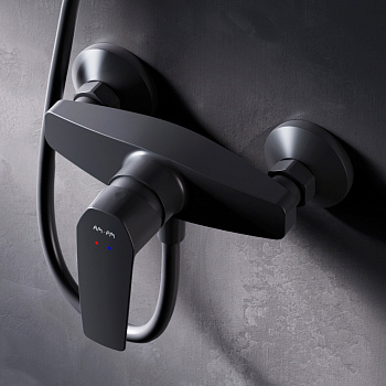 Смеситель для душа Am.Pm Gem F90A20022 настенный черный