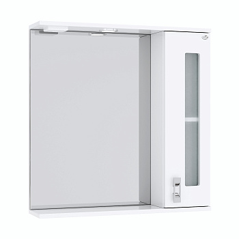 Зеркало-шкаф Onika Кристалл 206706 67х16х71 подвесной цвет белый