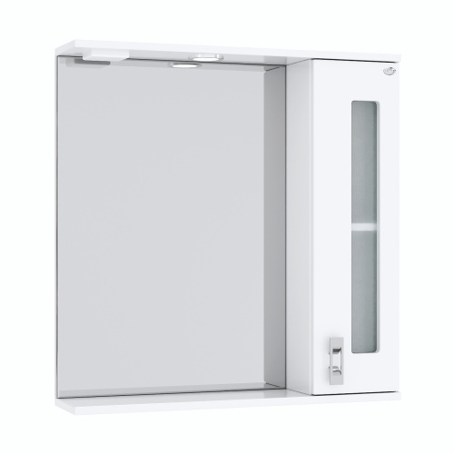 Зеркало-шкаф Onika Кристалл 206706 67х16х71 подвесной цвет белый