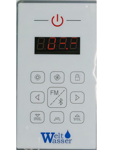 Душевая кабина WeltWasser WW500 LAINE 904 (10000003268) 90х90 с крышей ориентация универсальная - фото 5