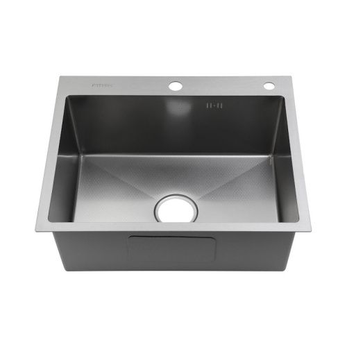 Кухонная мойка Fmark FSC7550L 75х50 цвет сатин поверхность матовая - фото 2