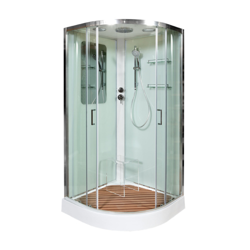 Душевая кабина AvaCan A01 100х100 четверть круга с крышей ориентация универсальная - фото 4