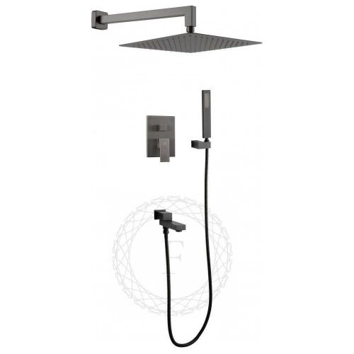 Душевая система Filarete FL1040BG встраиваемая в стену цвет графит - фото 2