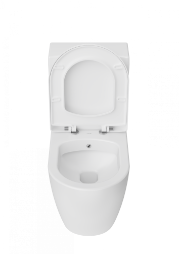 Чаша унитаза напольная Creavit Grande GR360-00CB00E-0000 цвет белый без бачка без сиденья душевой смыв - фото 3