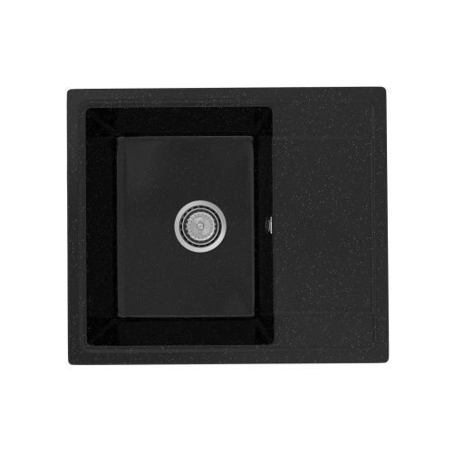 Кухонная мойка Practik PR-575 PR-M-575-004 58х50 цвет черный поверхность глянцевая - фото 2