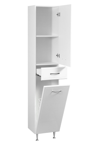 Шкаф-пенал Stella Polar Концепт SP-00000146 36х30х180 цвет белый - фото 4