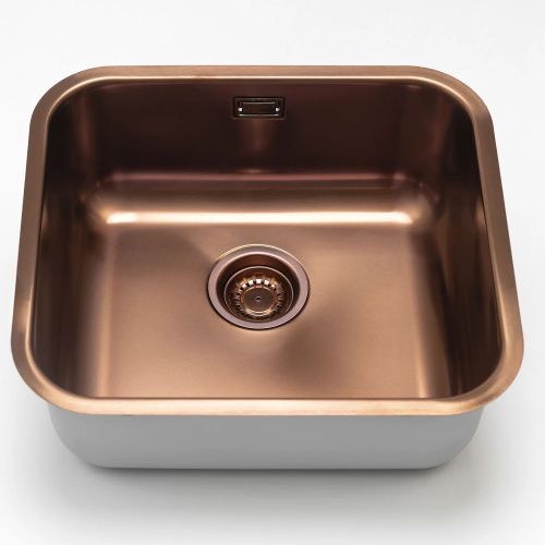 Кухонная мойка Grandex Aqua SELECT 49 2003342 50х45 цвет медь поверхность матовая - фото 2
