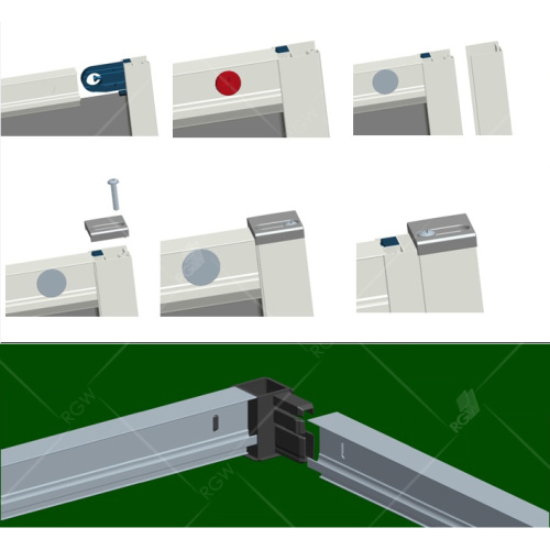 Душевая дверь RGW Classic 32091415-14 150х185 стекло прозрачное профиль черный - фото 2