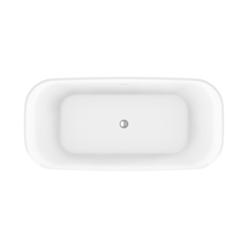 Ванна акриловая BelBagno BB702-1700-800-K 170х80 отдельностоящая прямоугольная с ножками - фото 3