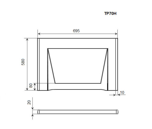 Торцевая панель Timo TP70H - фото 2