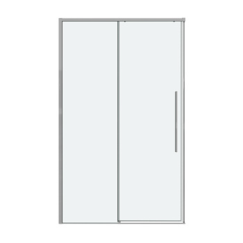 Душевая дверь Grossman Galaxy 100.K33.01.140.10.00 140х195 стекло прозрачное профиль хром глянцевый