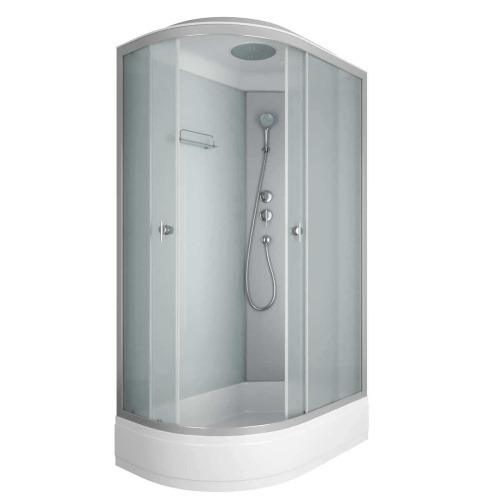 Душевая кабина Niagara Eco E120/80/26R/MT 120х80 асимметричная с крышей ориентация правая - фото 2
