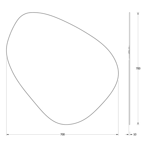 Зеркало в ванную Evoform Primary BY 0115 70х70 - фото 2