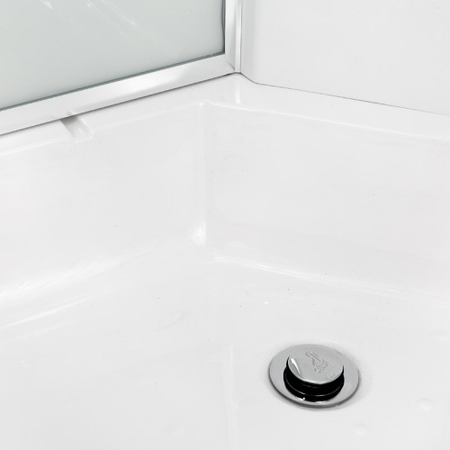 Душевая кабина AvaCan EM2710N 100х100 четверть круга без крыши ориентация универсальная - фото 4