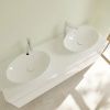 Раковина из сантехнического фарфора Villeroy Boch Loop&Friends 4A470001 60х40 накладная цвет белый без отверстий под смеситель