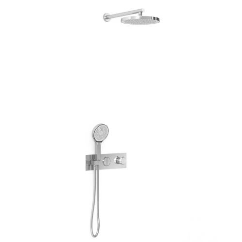 Душевая система Vincea VSFW-422T2CH встраиваемая в стену с термостатом - фото 2