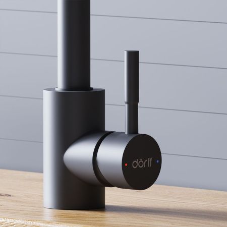 Смеситель для кухни Dorff Logic D3007522 на мойку черный