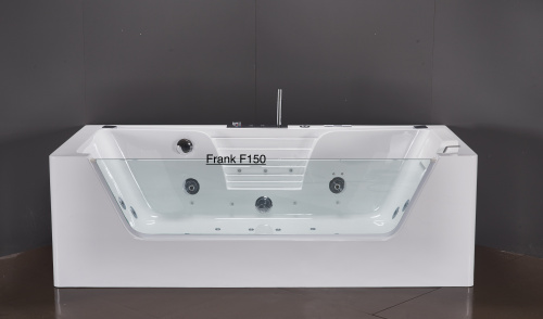 Ванна акриловая гидромассажная Frank 20109911 180х85 пристенная прямоугольная с каркасом - фото 2