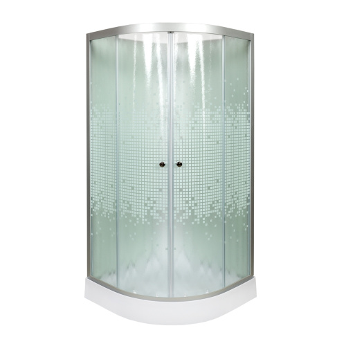 Душевая кабина AvaCan L901N 100х100 четверть круга без крыши ориентация универсальная - фото 3